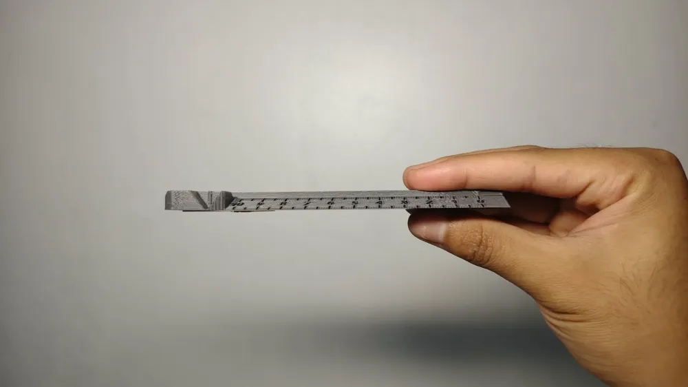 MultiCaliper [Vernier Caliper + Ruler] Concept - Free 3D Print Model ...
