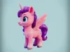 12CM My Little Pony Figurine (fluffy texture)