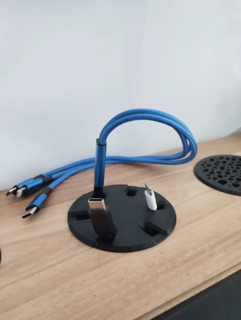 cable desk guide for 6 cables