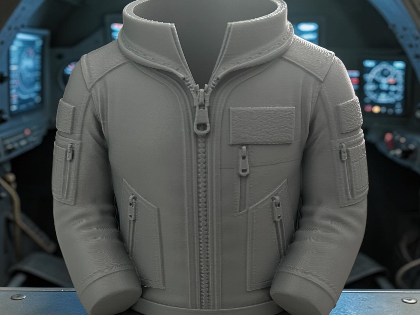 Military Pilot Jacket - Organizer