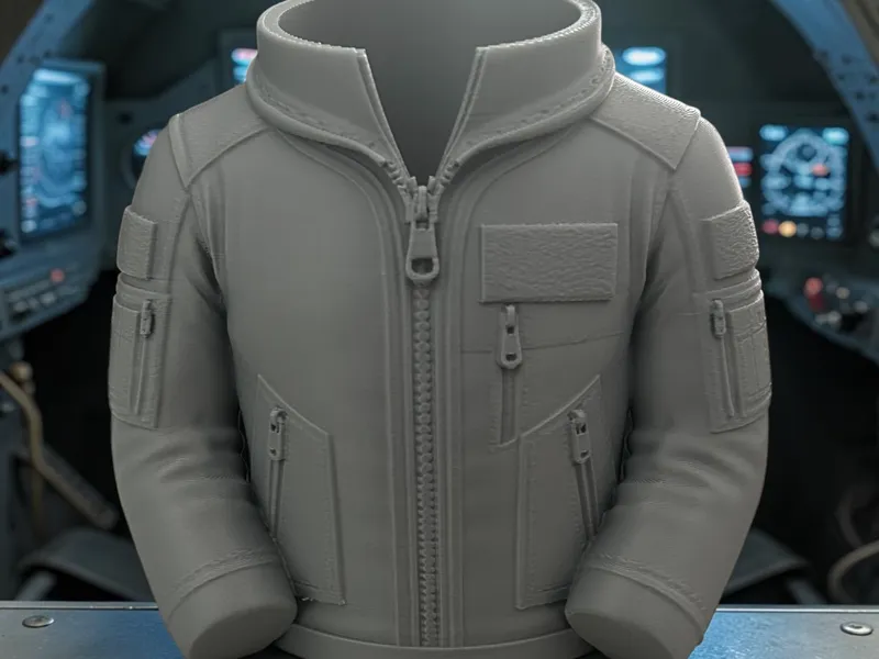 Military Pilot Jacket - Organizer