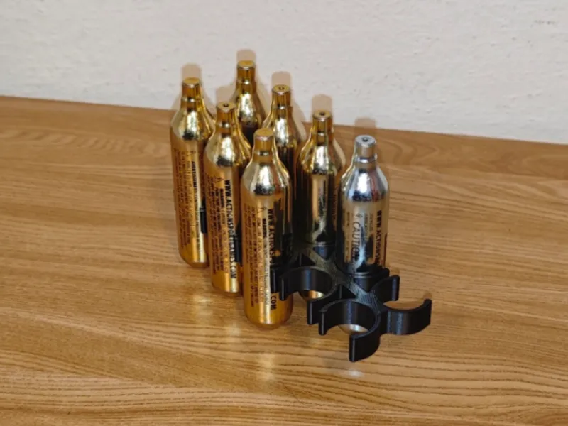 CO2 cartridges holder