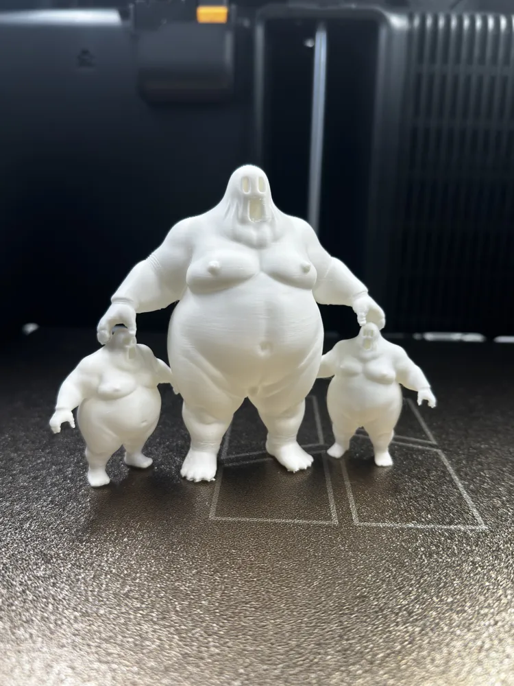 Halloween Fat Ghost by Imperator_1972 MakerWorld: Download Free 3D Models