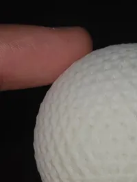 150% of the classical ball for ping pong