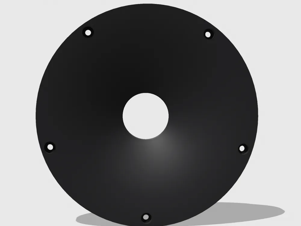 6” Waveguide for 1” dome tweeter - Free 3D Print Model - MakerWorld
