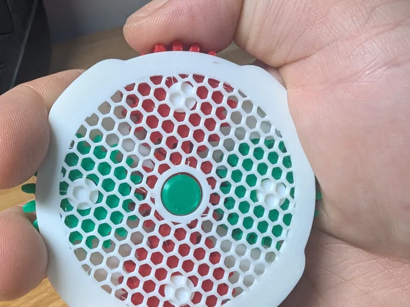 Fidget Gears Toy V2 - no support easy print