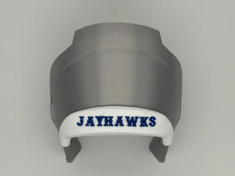 Kansas Jayhawks Mini Helmet Bumpers
