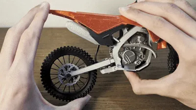Mini Honda CRF250R Scale Dirt Bike view 2