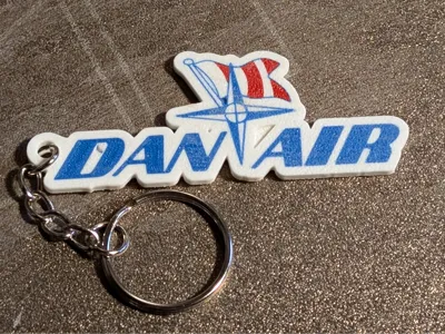 Dan-Air keychain