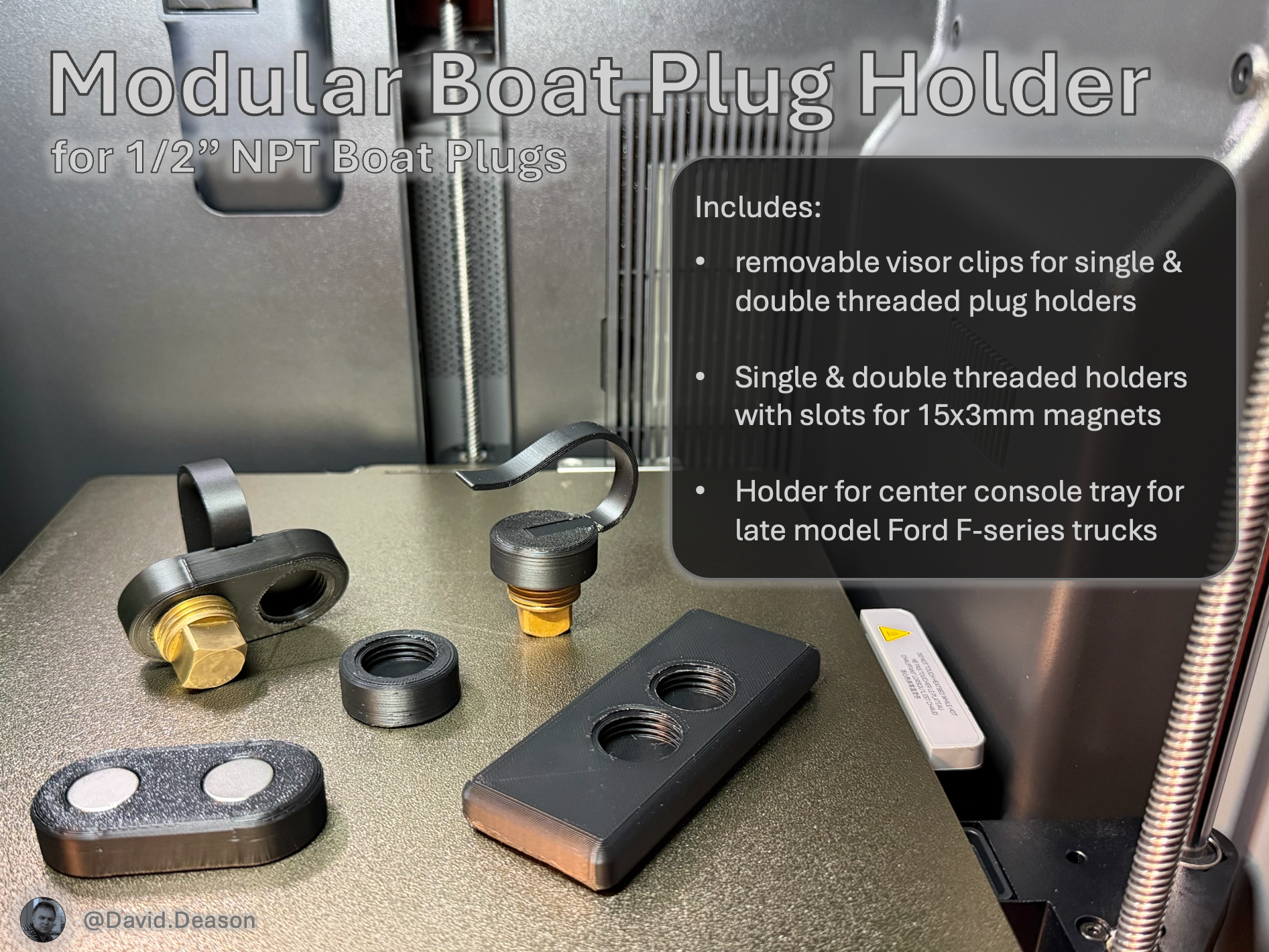 Modular Boat Plug Holder