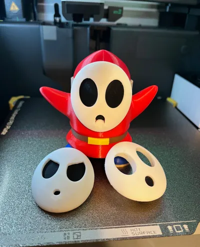 Shy Guy Multi faces Multi Part NO AMS