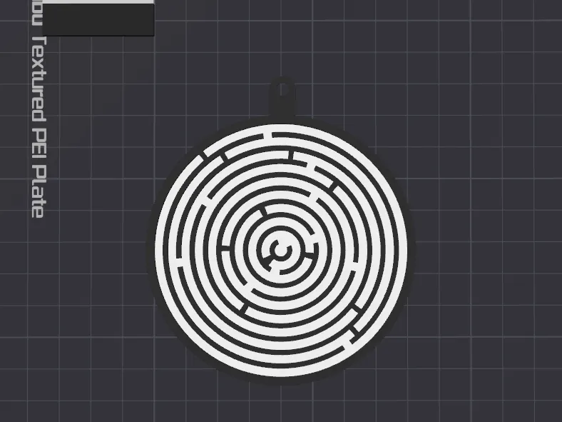 Marble Maze keychain
