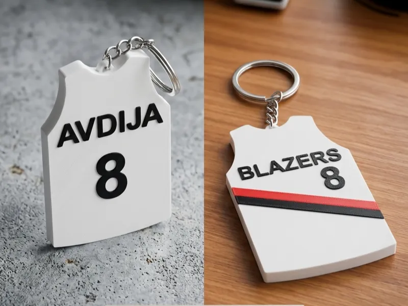Deni Avdija #8 - Portland Keychain