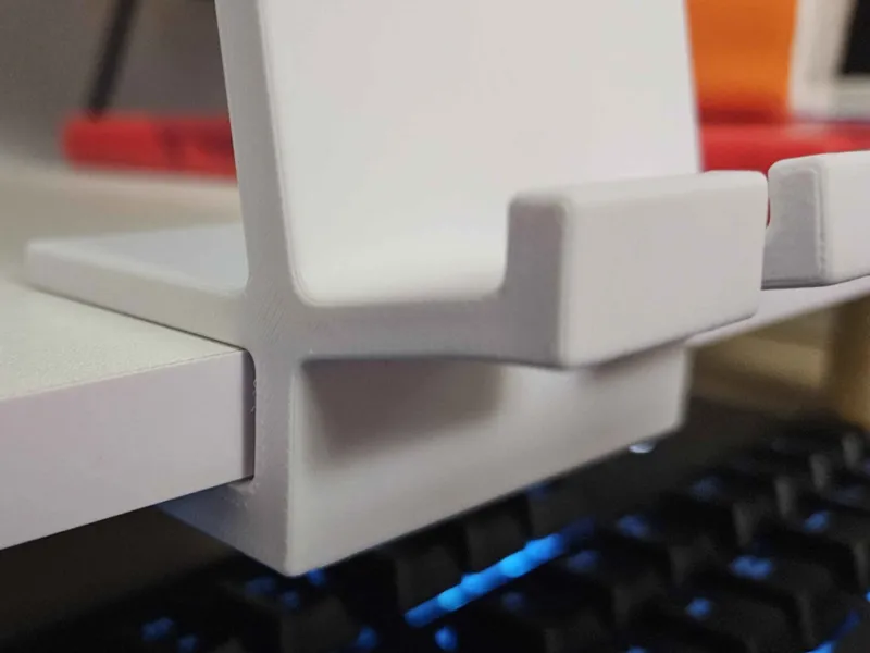 Minimal Desk Edge Phone Stand