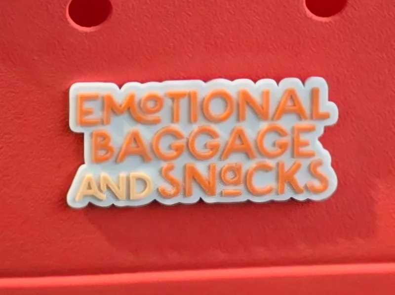 Emotional Baggage & Snacks Bogg Charm