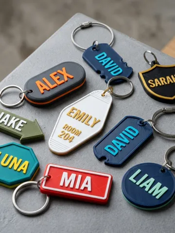 Llavero: Parametric Keychain — vista de referencia 2