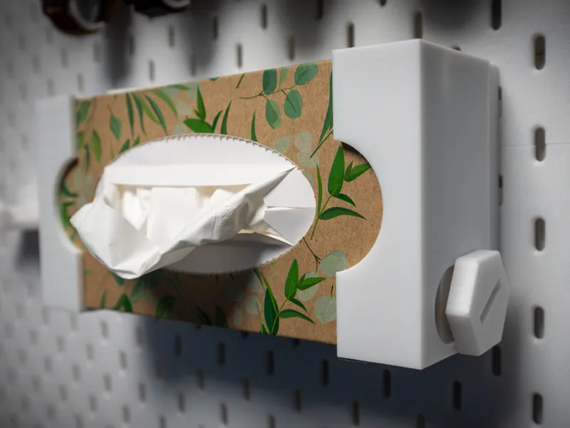 Adjustable Tissue Box Holder for SKADIS