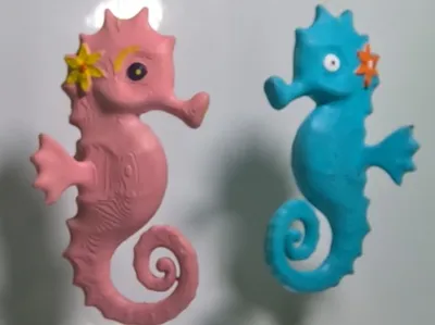 Cute seahorse for painting