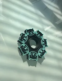 Fidget spinner chats imprimé en place — photo 3
