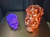 Skull with rose PLA basic 0.16mm layer, 2 walls, 6% infill