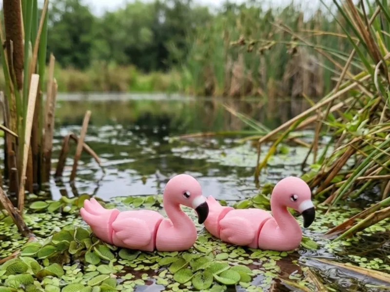 mini flexi flamingo
