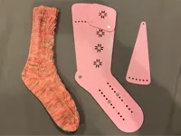 Bloqueur à chaussettes réglable jambe/mollet — photo 2