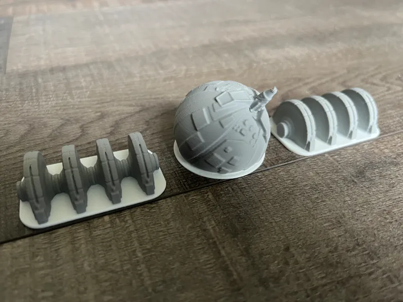 Proxies for Battle of Hoth Structure Miniatures