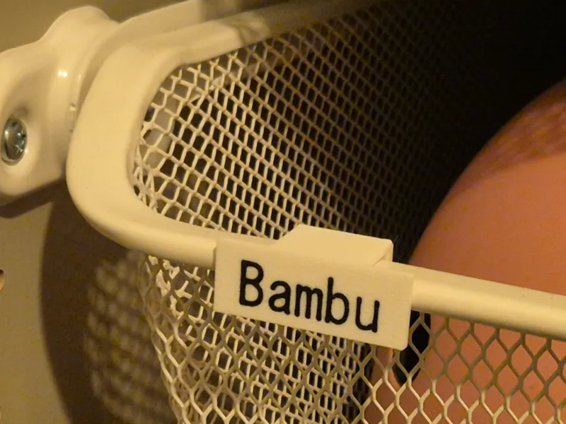 Ikea KOMPLEMENT Meshbasket label