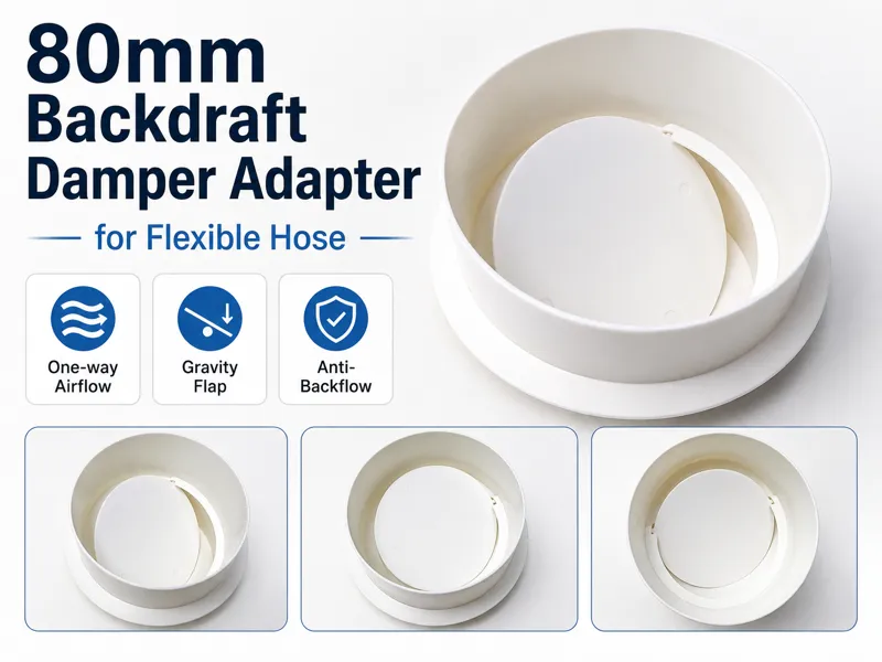 Backdraft Damper Adapter