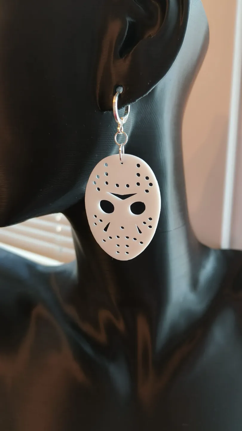 Friday 13th earrings view 3