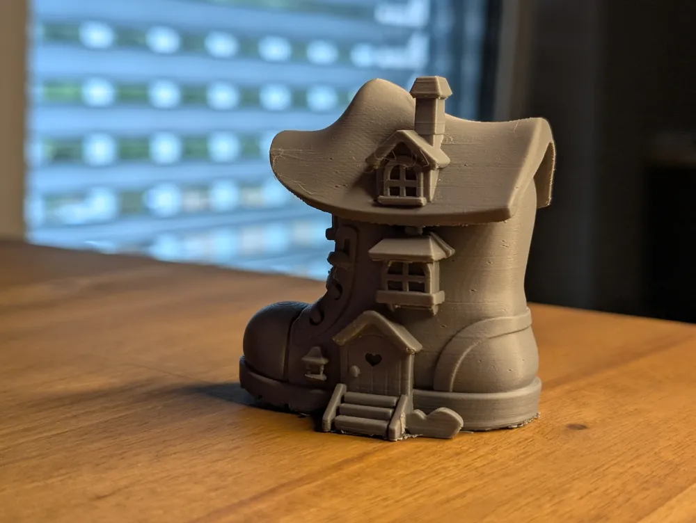 Witch Hat Shoe House | Fairy Boot Cottage - Free 3D Print Model ...