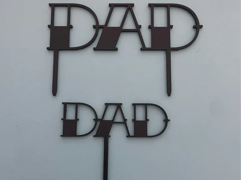 OG Dad Ink Cake Topper Set