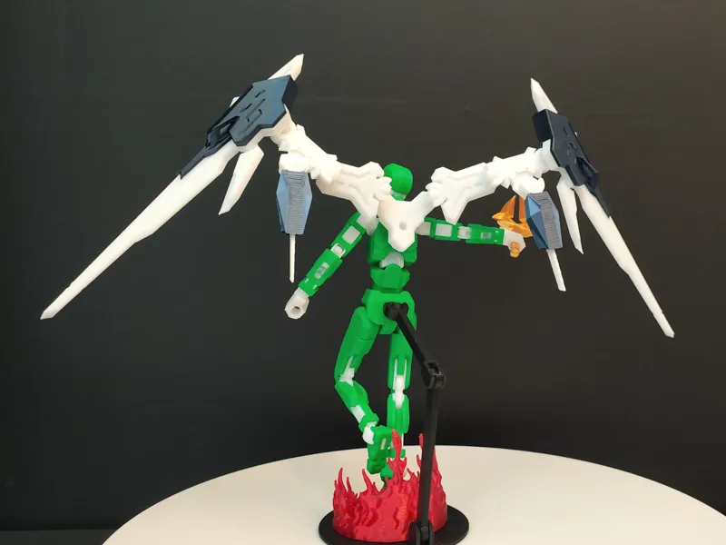 Mechanical wing for Dummy 13
