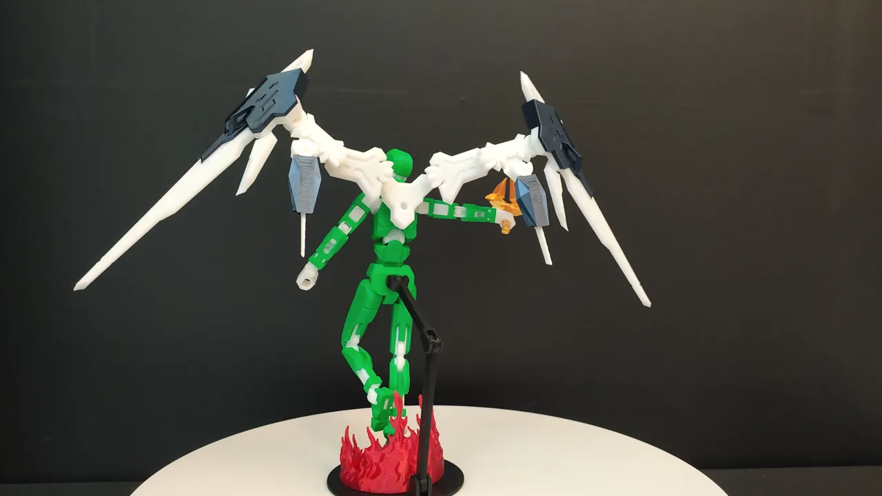 Mechanical wing for Dummy 13 view 3