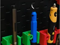 Porte-outils gravité pour panneau perforé — photo 2