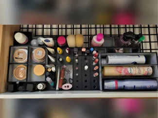 Gridfinity Makeup & Cosmetic Drawer Organizer Set