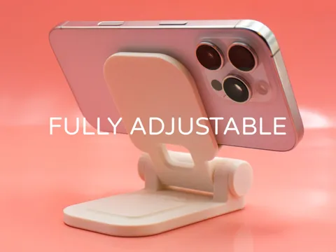 Soporte para celular: Self Locking Phone Stand by Pork3D.com — referencia de MakerWorld