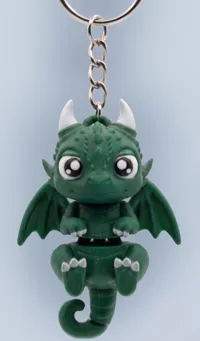 Dragon Keychain_3 colors