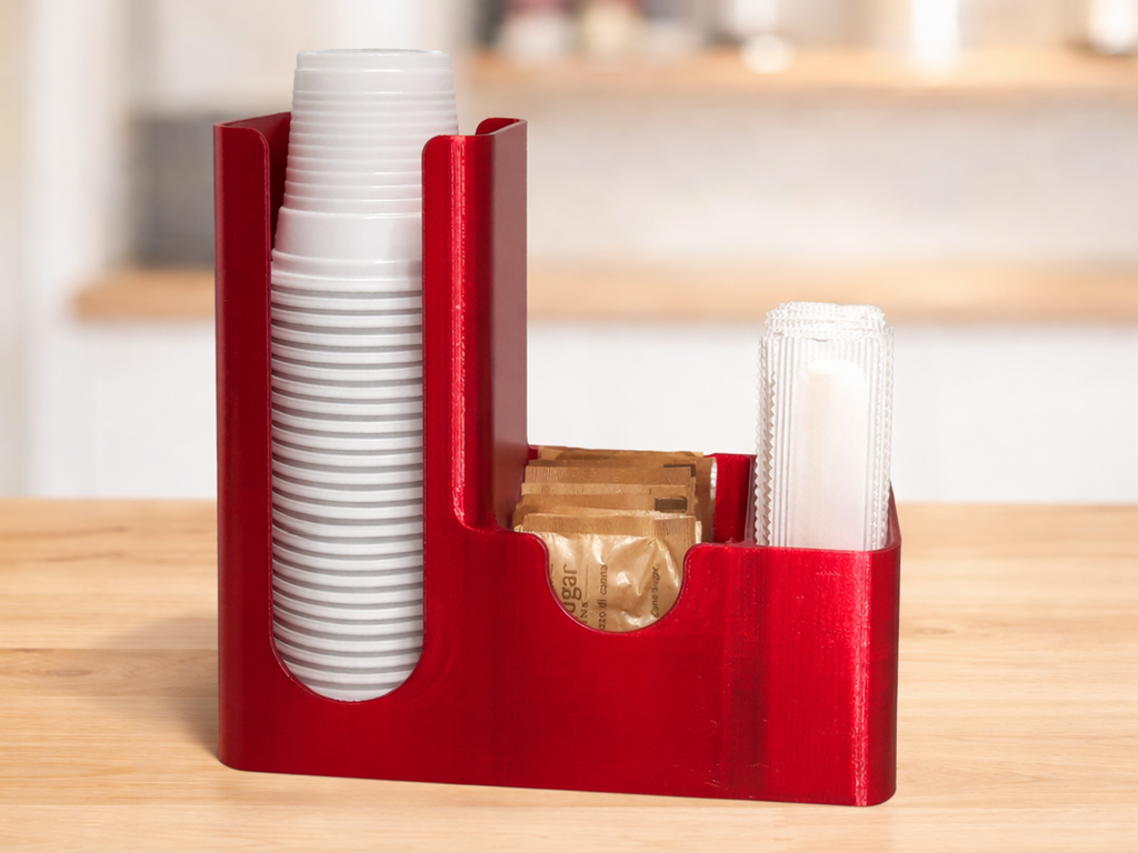 Miniatura 2 do modelo 3D Parametric Cup Dispenser Generator