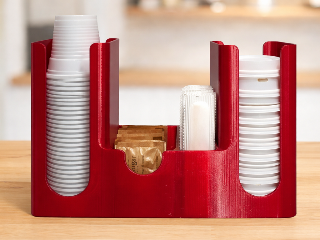 Miniatura 4 do modelo 3D Parametric Cup Dispenser Generator