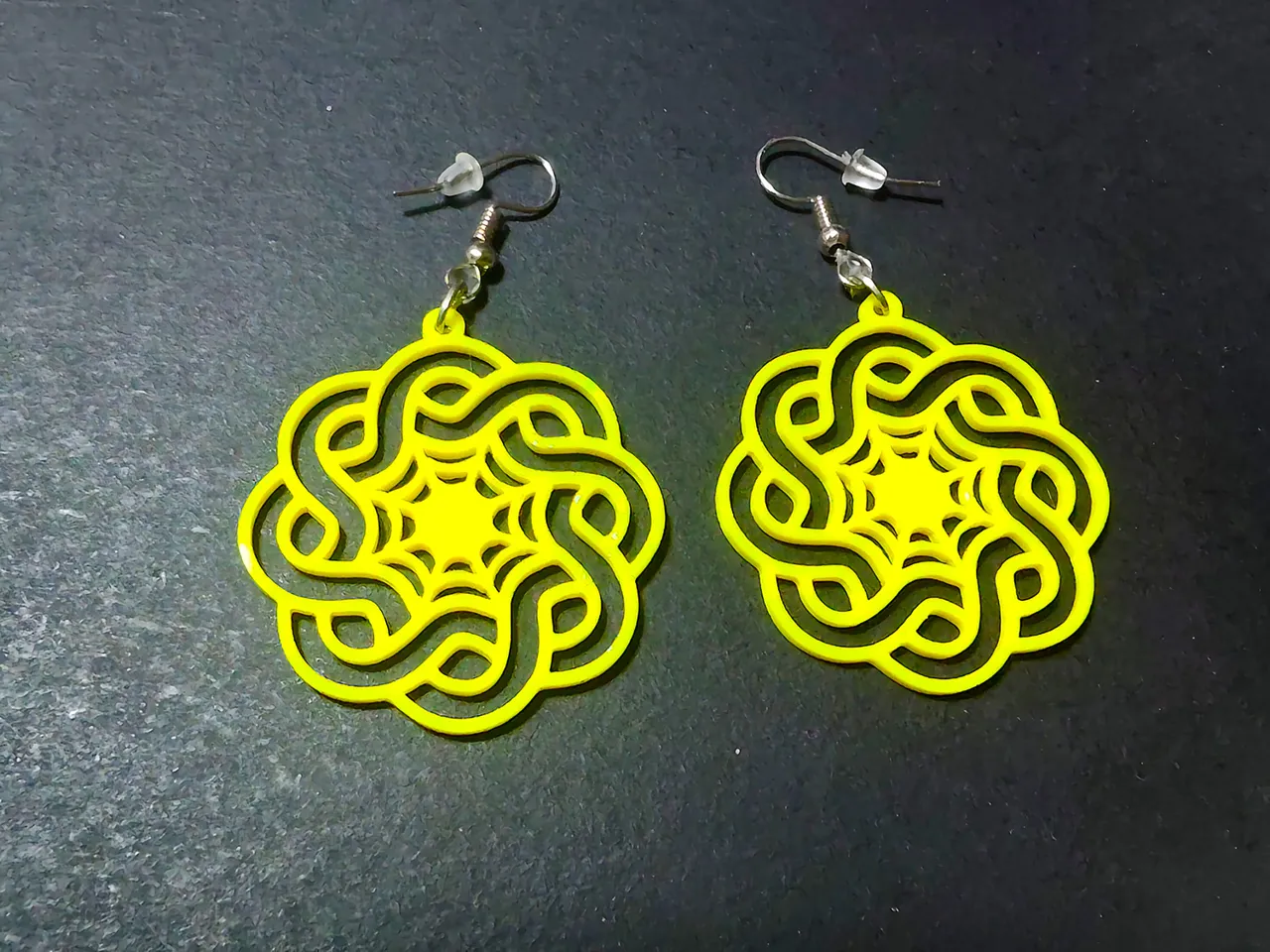 Web of Radiance Earrings view 4