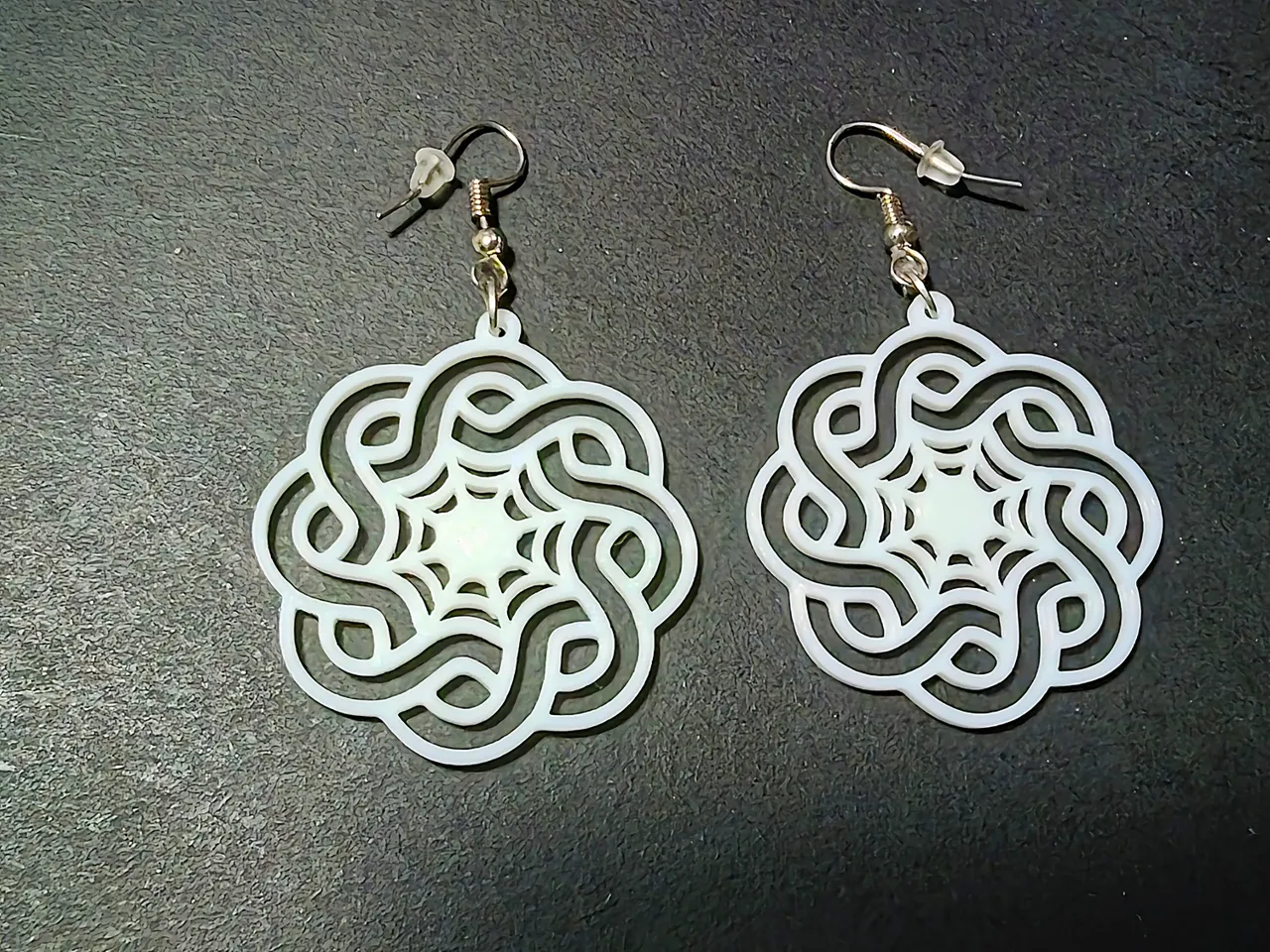Web of Radiance Earrings view 3