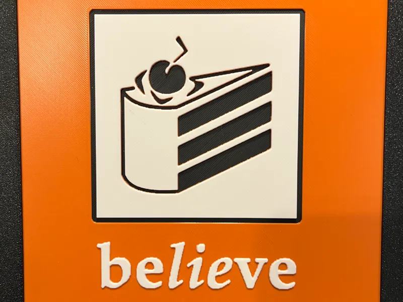 beLIEve the cake