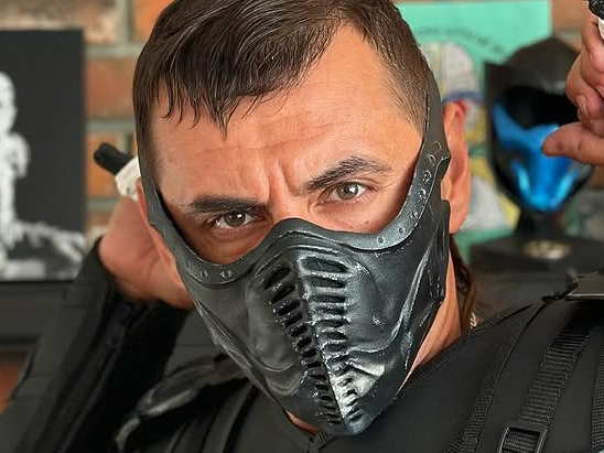Noob Saibot mask MK11 and MK2 movie - Darkness 