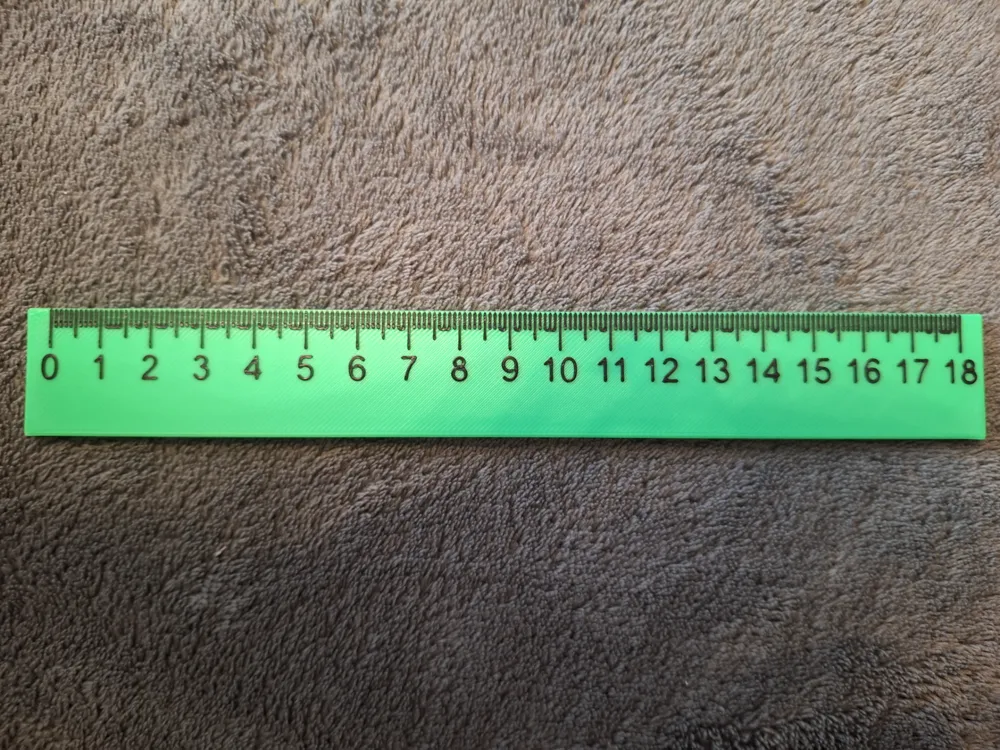 18cm Visual Ruler Ruler 18cm V2 - Free 3D Print Model - MakerWorld