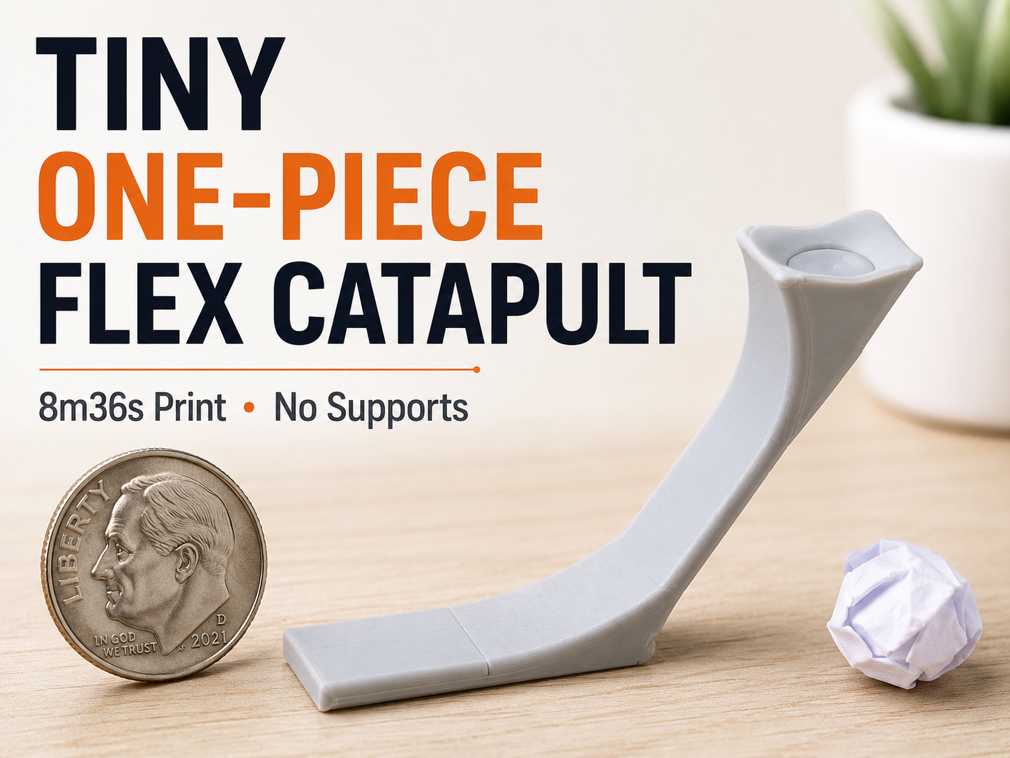 ONE-PIECE FLEX CATAPULT — 8m36s, No Supports