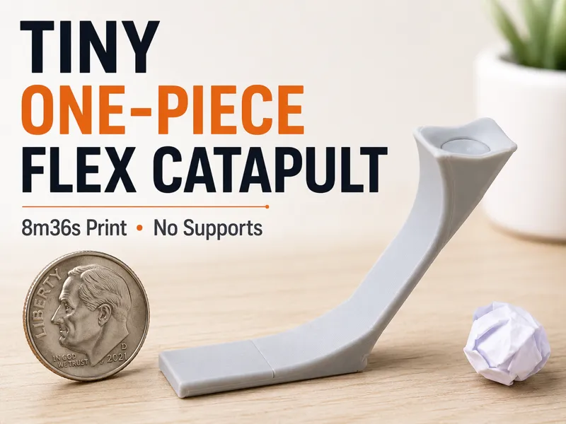 ONE-PIECE FLEX CATAPULT — 8m36s, No Supports