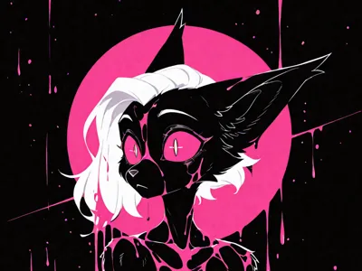 Pink Cat Hueforge