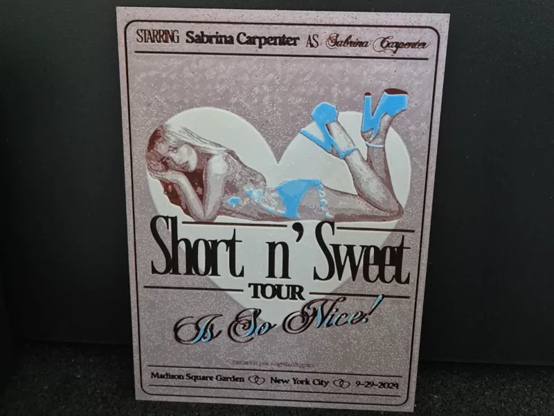 Sabrina Carpenter Short n' Sweet Hueforge