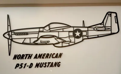 Manu. and Name add-on for Large P51D Wallart